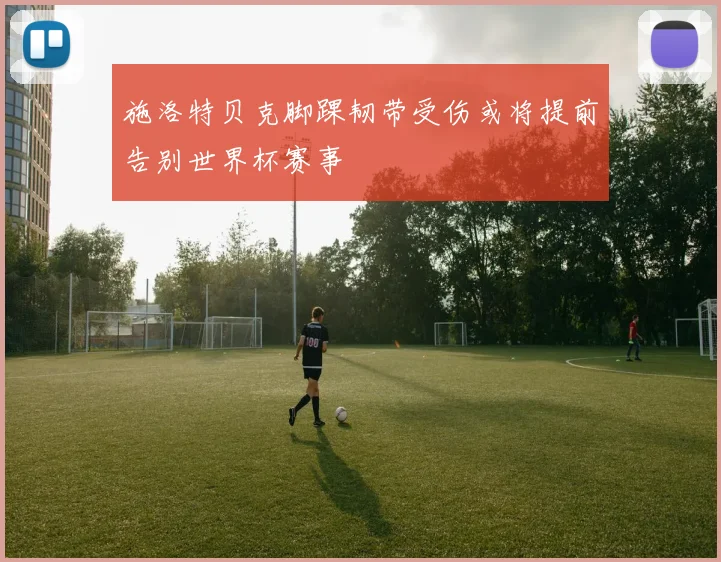 施洛特贝克脚踝韧带受伤或将提前告别世界杯赛事